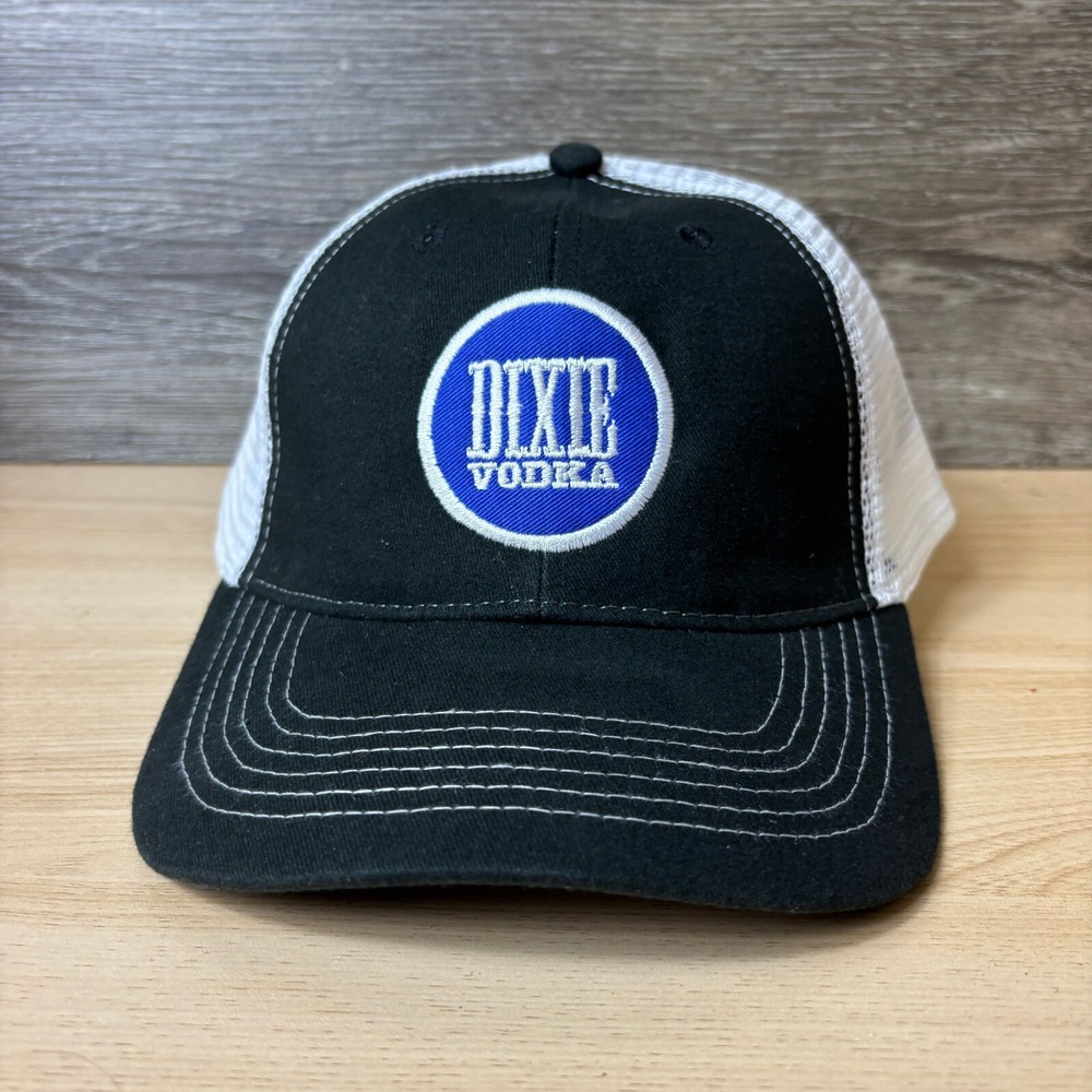 Dixie Vodka Hat Cap‎ Snap Back Black Logo One Size Adjustable